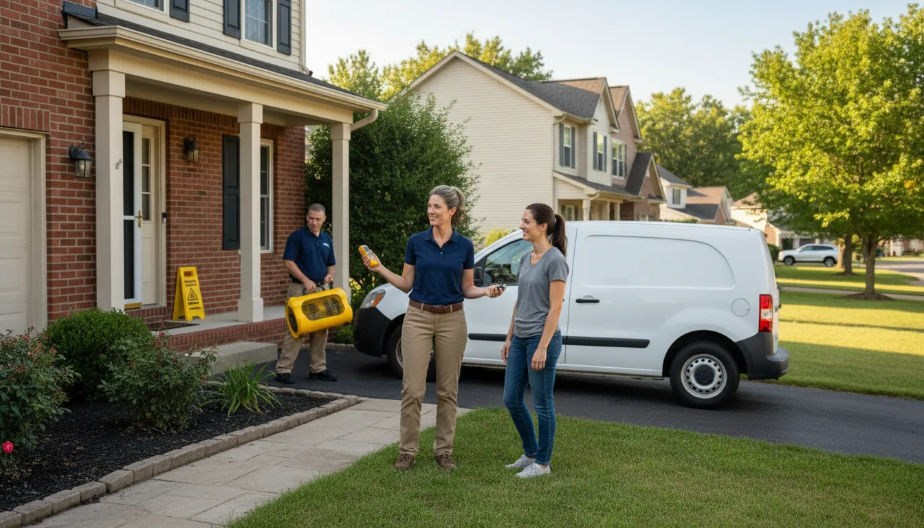 Water restoration image for Water Damage & Restoration Services in Orleans, VT